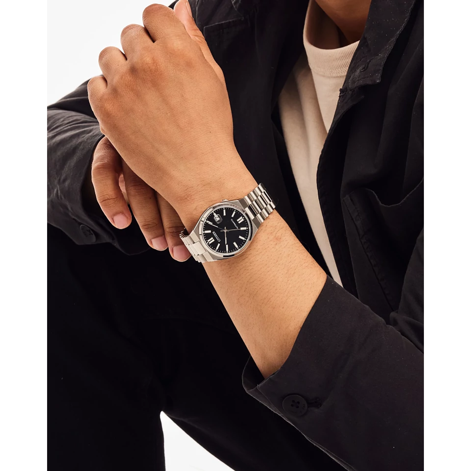 Reloj Citizen Tsuyosa dial negro automático con caja de 40 MM para caballero NJ0150-56E | Elegancia Relojería